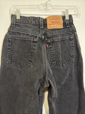 Vintage LEVI'S 512 Mom Jeans Slim Fit Tapered Leg Size 5 M (MFD 02/00) USA